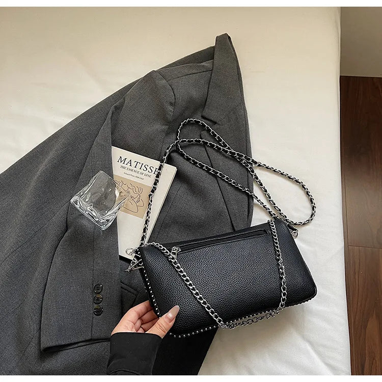 Fashionable Crossbody Bags for Women Shoulder Bags Minimalist Chain Designer Bag Retro Purse and Handbags Bolsos Mujer Сумка Sac