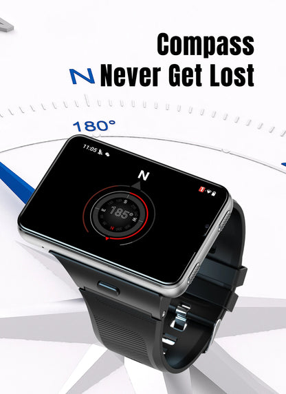 S999 Smart Watch 4G LTE MTK6761 Core 4GB 64GB 2.0MP+8.0MP GPS WIFI 2.88 inch Dual Cameras Smartwatch 2300mAh Battery VS DM101