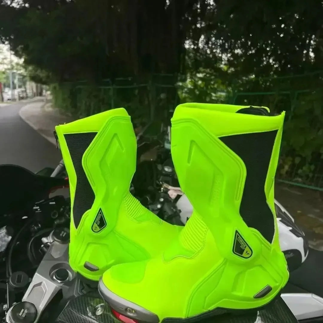 Torque 3 Off-Road Motorcycle Botas Professional Track Riding Boots Cowhide Waterproof Racing Anti-Collision for Rally Race shoe