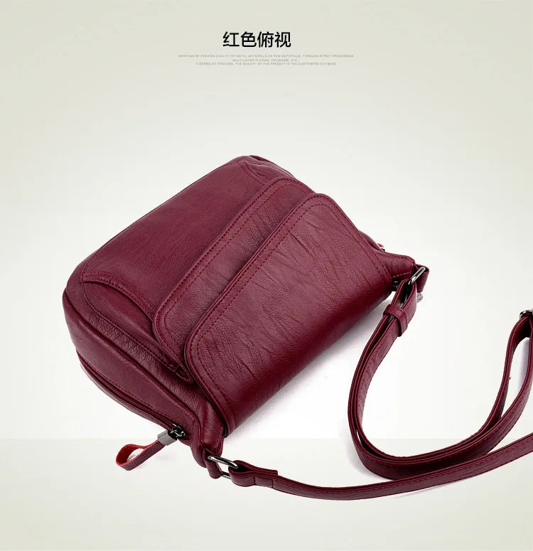 Luxury Designer Handbag High Quality Soft Leather Purses And Handbags Casual Shoulder Messenger Bags for Women 2024 New Sac