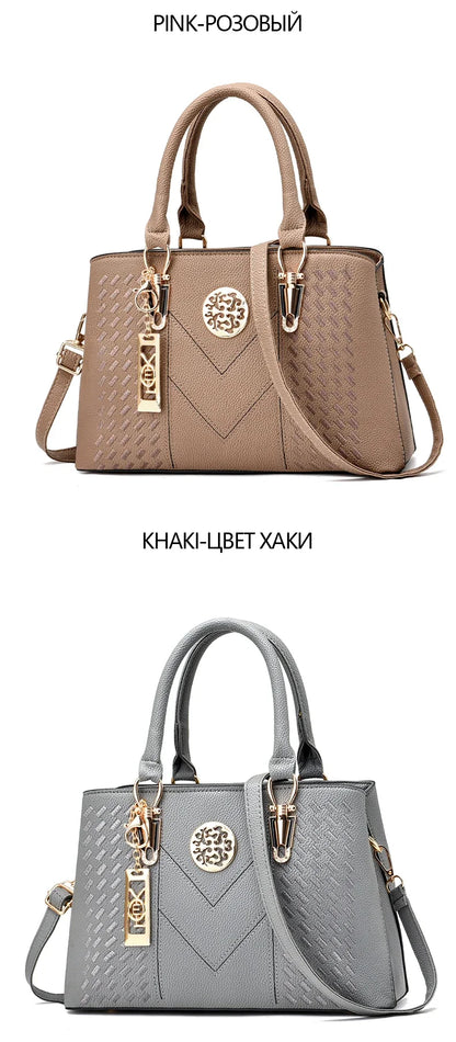 New Famous Designer Brand Bags Women Leather Handbags Luxury Ladies Hand Bags Purse Fashion Shoulder Bags Gift