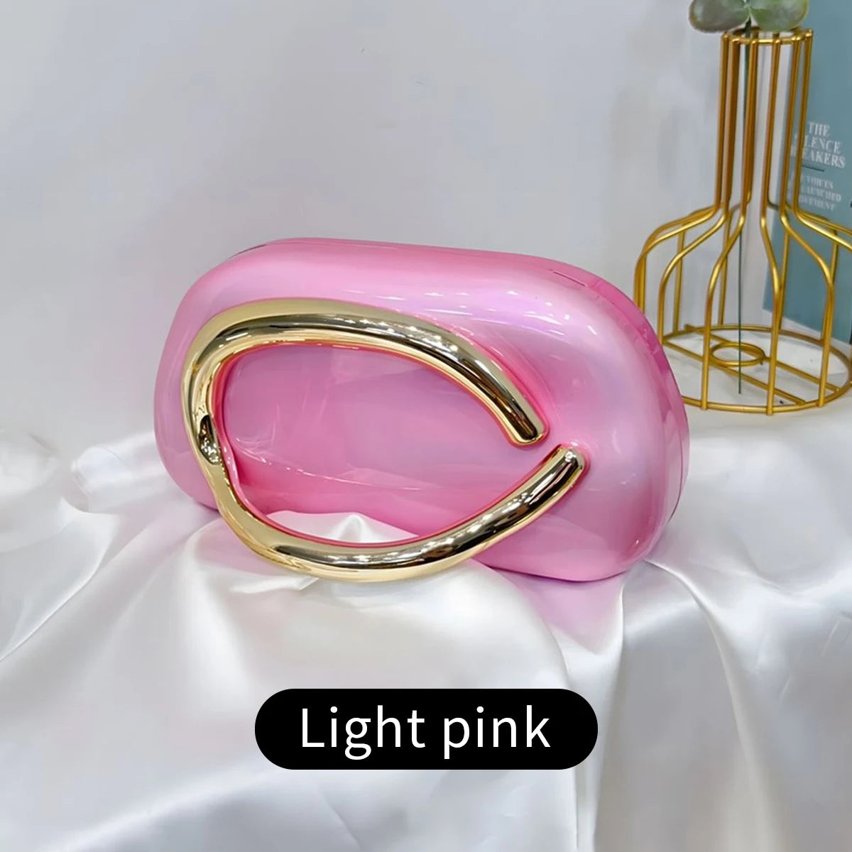 Fashion Elegant Metal Closure Box Shaped Crossbody Bags Women Evening Bags Wedding Mini Ladies Wallet Party Cute Purse ClutchBag