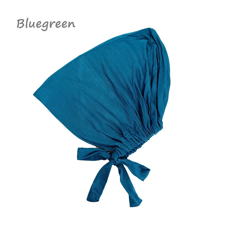 New Soft Modal Muslim Turban Hat Inner Hijab Caps Islamic Underscarf Bonnet India Hats Female Headwrap Turbante Mujer