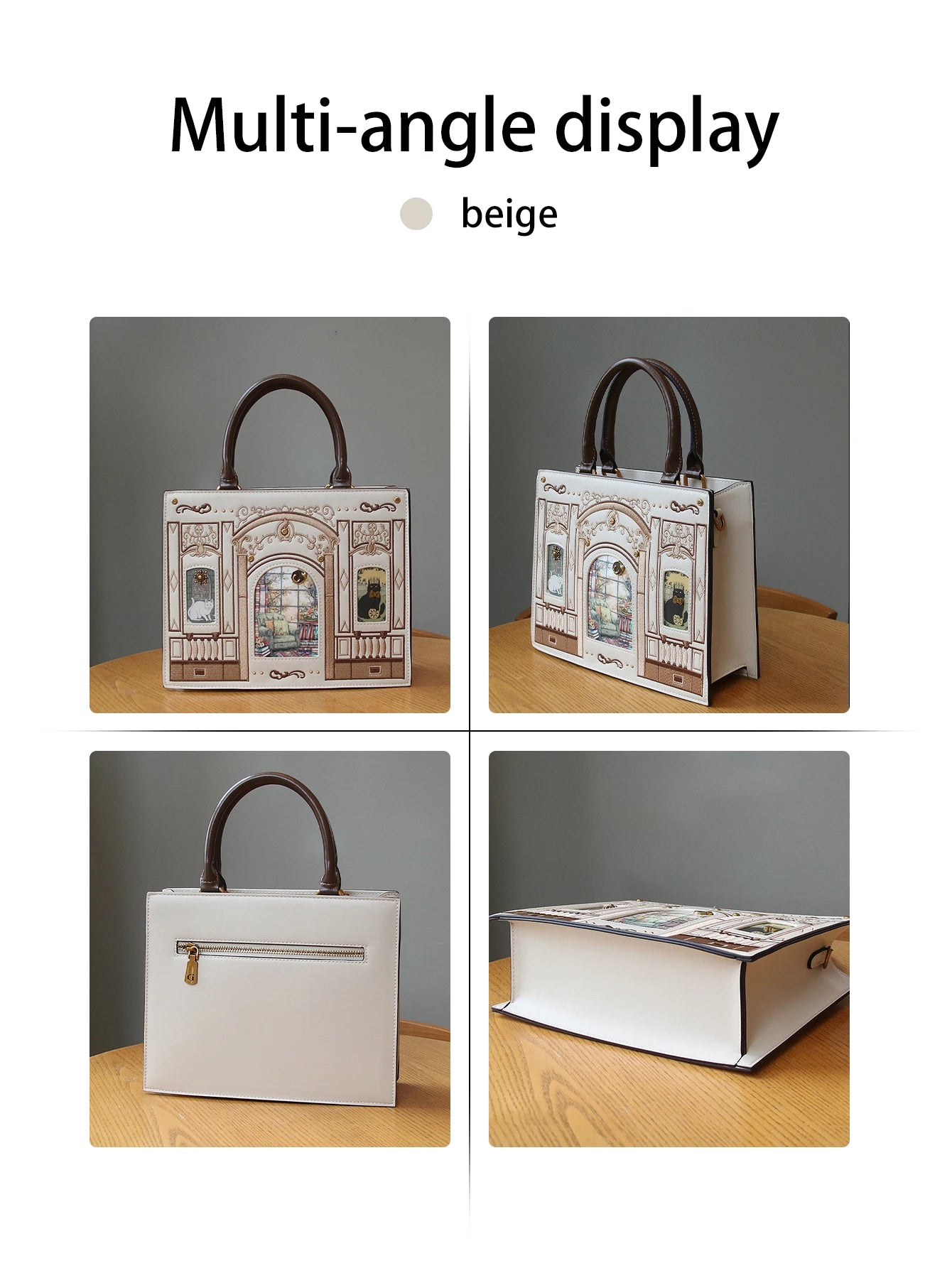 2026 Light Luxury Niche Design Fashion New Cat Bag Light Luxury Heavy Industry Craft Embroidery Thread Small Square B