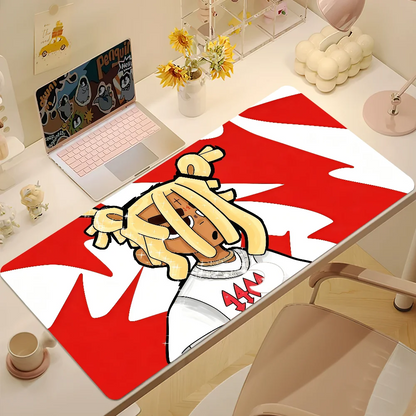 Singer T-Trippie Redd Mouse Pad Large Cute Non-slip Lockedge Desktop Computer Desk Mat Keyboard MousePad Office Gamer Student