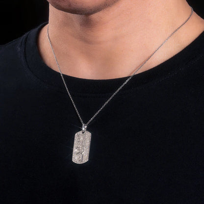 Moissanite Silver Necklace Tag Series Pendant For Women Men 925 Sterling Silver Hip Hop Fine Jewelry Iced Out Pendant New 2022
