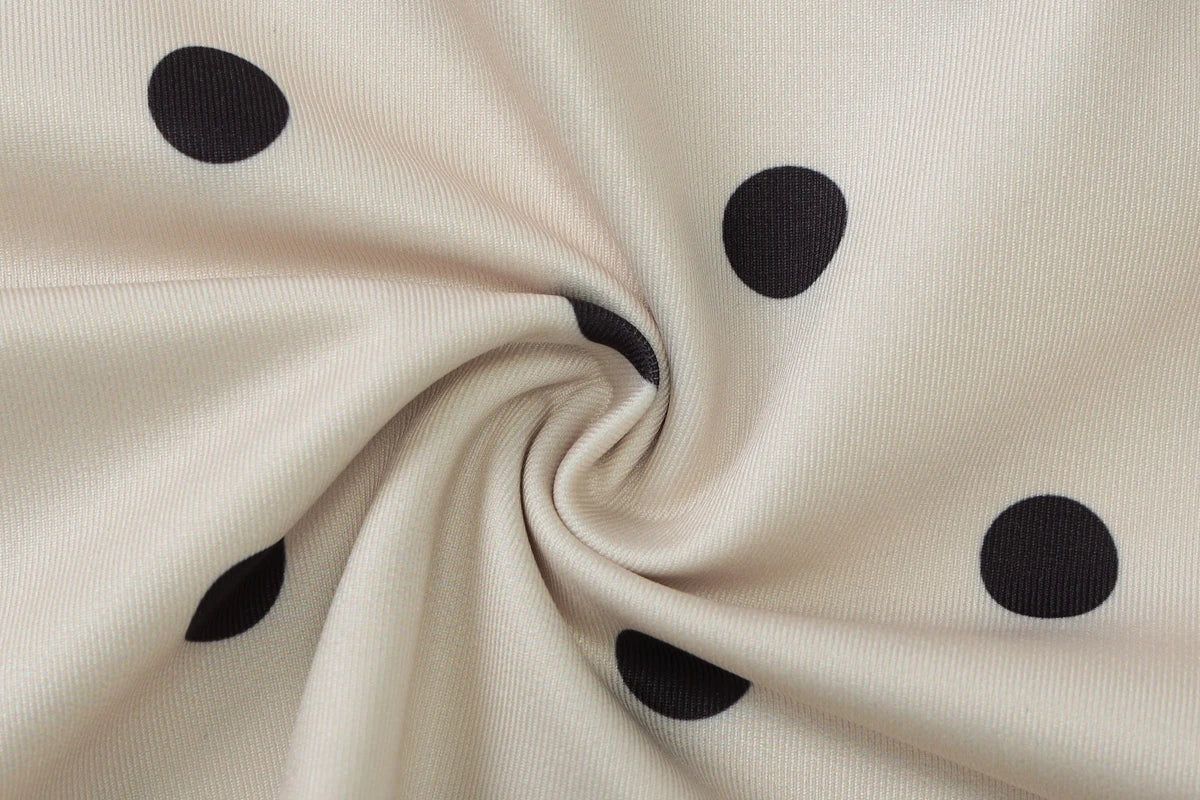 Hugcitar Women'S Fashion Polka Dot Print O Neck Sexy Slim Crop Tank Top Summer Female Clothes Beach Vacation Party Streetwear