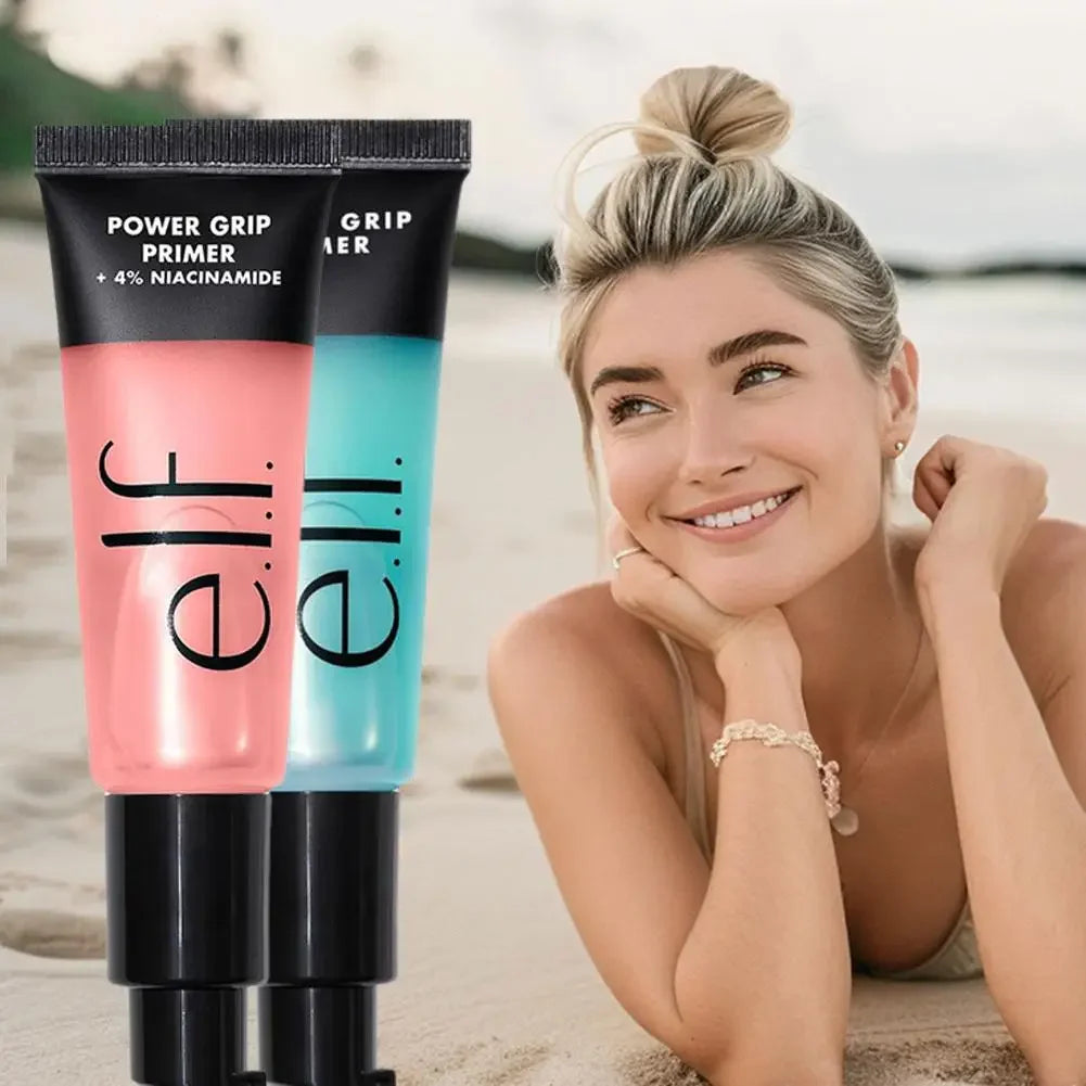 Elf Makeup Power Grip Dewy Setting Spray Brightening Primer Concealer Foundation Liquid Hydration Makeup Base Beauty Cosmetics