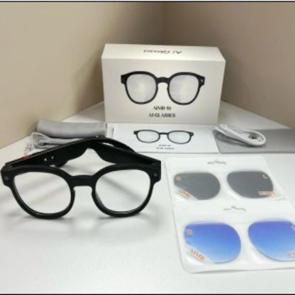 Smart Glasses Color-changing Lens AI Image Recognition Dialogue Simultaneous Interpretation Anti-shake Camera Glasses Gifts