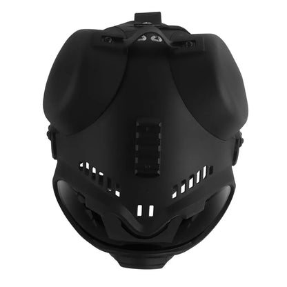 ATUBAN Tactical Dog Military Hunting Training K9 Helmet, Large Dog Patrol Dogs Sheepdog Pet Motorcycle Protective Helmet Goggles