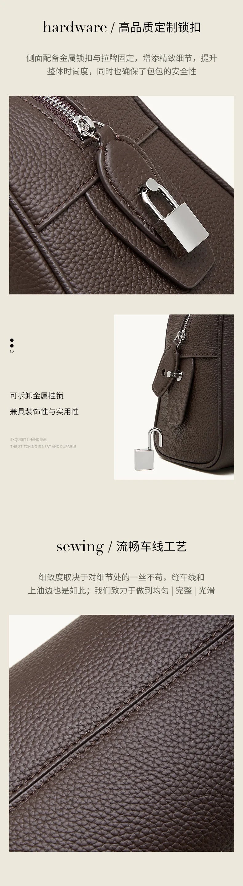 Women's Luxury Designer Handbags Genuine Leather Ladies Underarm Shoulder Bag New Fashion 2026 Cowhide Large Capacity Tote Bag