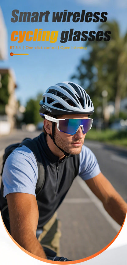 Smart Glasses Cycling Sport 100+ Online Language AI Automatic Dialogue Translation Bluetooth Glasses With Speaker UV Protection