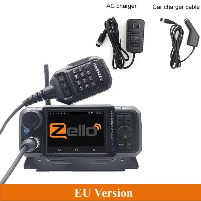 New ANYSECU Zello 4G-W2Pro Unlocked 4G Network Radio Android 11 WIFI POC Radio Works with Real-PTT GroupTalk with Charger Set