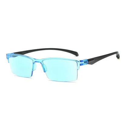 Smart Automatic Zoom Reading Glasses Anti Blue Ray Eyeglasses Autofocus Power Half-Rim Near Far Computer Glasses