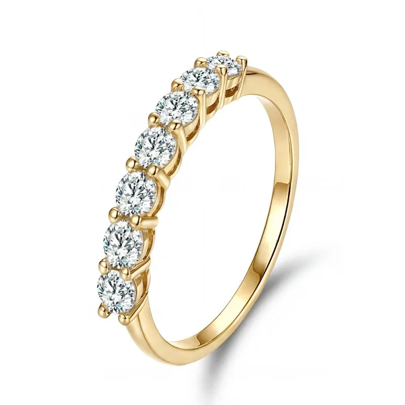 925 Sterling Silver Fashion Gorgeous Shiny Round Zircon Ring For Women Engagement Wedding Party Luxury High Quality Fine Jewelry