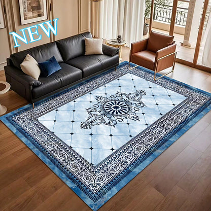 Large Area Gorgeous Carpet Living Room European Decoration Coffee Table Floor Mat Non-slip Bedroom Cloakroom Rugs Customizable