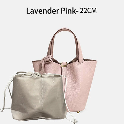 Women Bags Handbags Bucket Bag 18/22 Big Small Fashion Tote Bag Genuine Leather Luxury Quality Designers Lady Hand Bags
