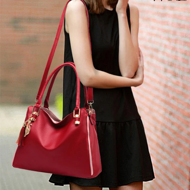 Luxury Handbags Women Bags Designer Fashion Soft PU Leather Tote Bags For Women 2024 Large Capacity Tote Bag Shopping Handbag