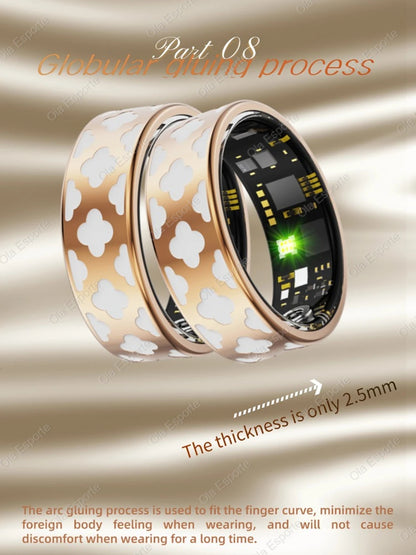 2026 New Women’s Smart Ring Heart Rate/Sleep/Blood Oxygen Monitoring Wireless Call Waterproof Smartring Birthday Holiday Gift