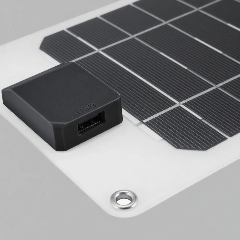 30W Portable Solar Panel USB Foldable Solar Charger Outdoor Battery Power Bank for Camping Hiking Travel Phone Charging 5V