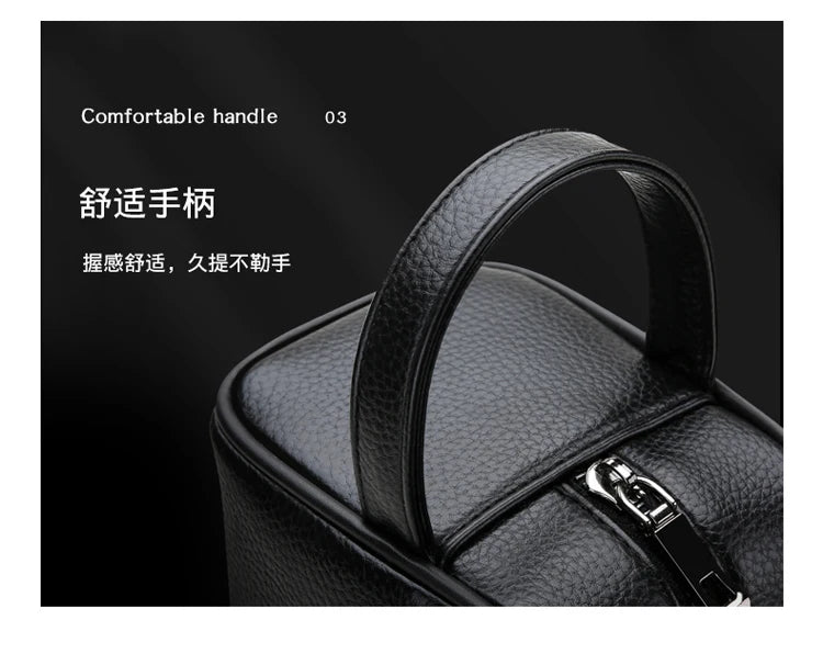 Men's Clutch Bag Fingerprint Lock Anti-theft Large Capacity Clutch Bag Wallet Business Men's Bag