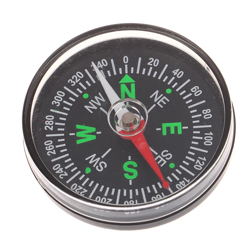 35/40MM Handheld Compass ABS Camping Pocket Compass Portable Navigation Climbing Riding Children Gift Outdoor Survival Gear
