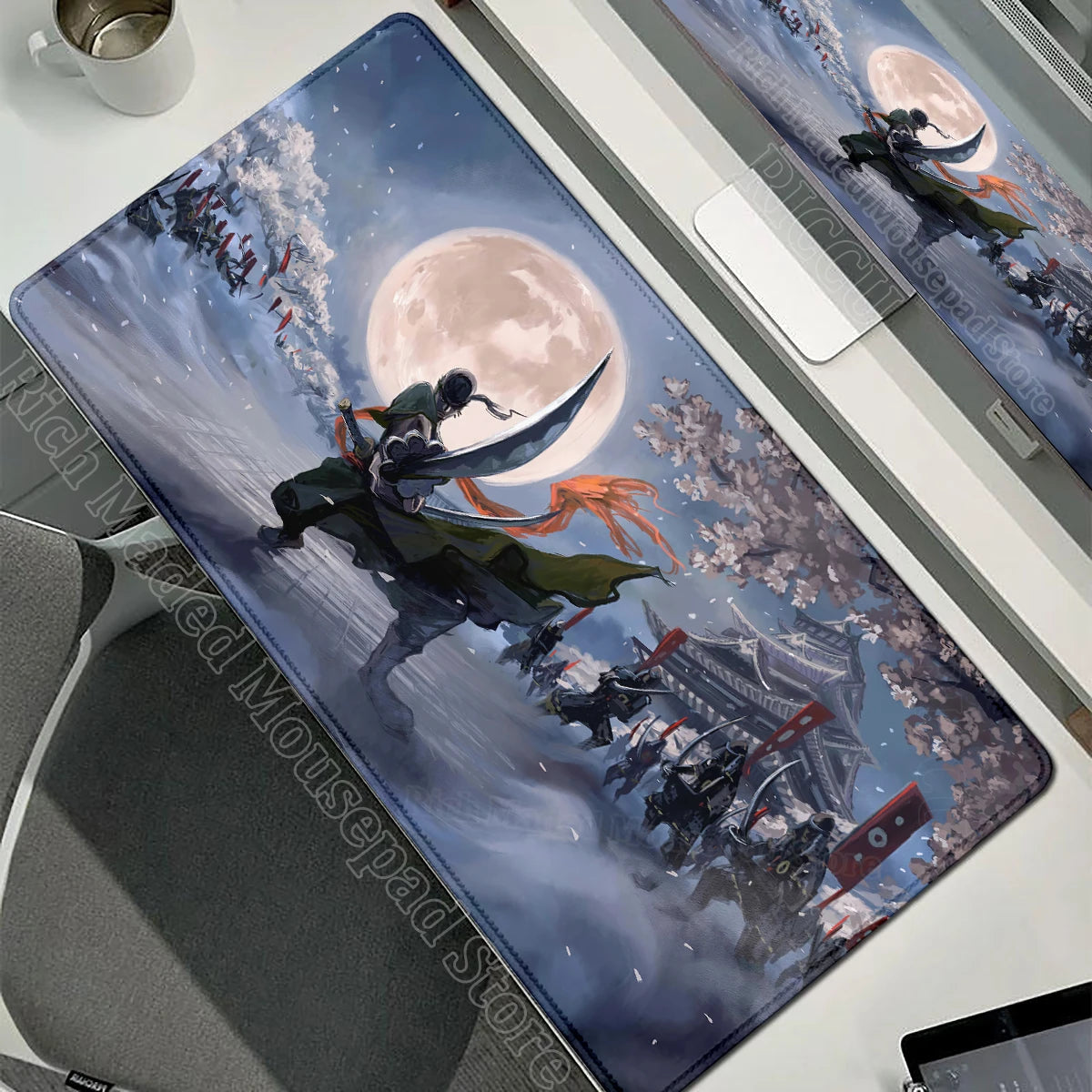 Anime Gamer Keyboard MouseMats One P-Piece Gaming Mouse Pad XXL Speed Rubber Cartoon Big Computer Desk Mat PC E-Sports Mousepad