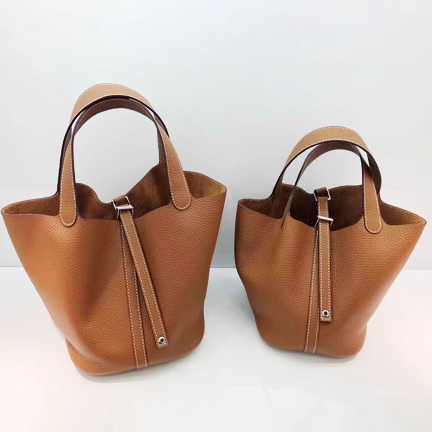 Women Bags Handbags Bucket Bag Real Leathe Fashion Tote Bag Genuine Leather Luxury Desginer Big Size Large Lady Hand Bags