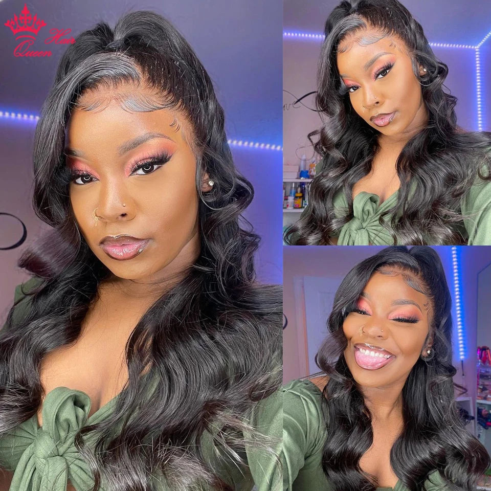 Queen Hair Body Wave True HD Lace 13x6 Lace Front Wig Brazilian Virgin Human Raw Hair For Woman Invisible Best Lace Frontal Wigs