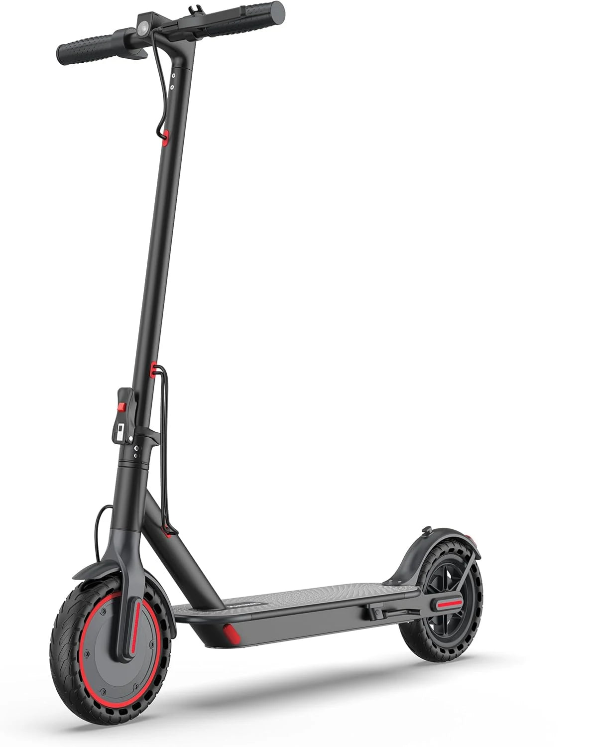 Electric Scooter -8.5'' Solid Tires, 19 MPH Max Speed, 350W Motor, 16 Miles Range,Adjustable Speed Foldable Commuter Scooter