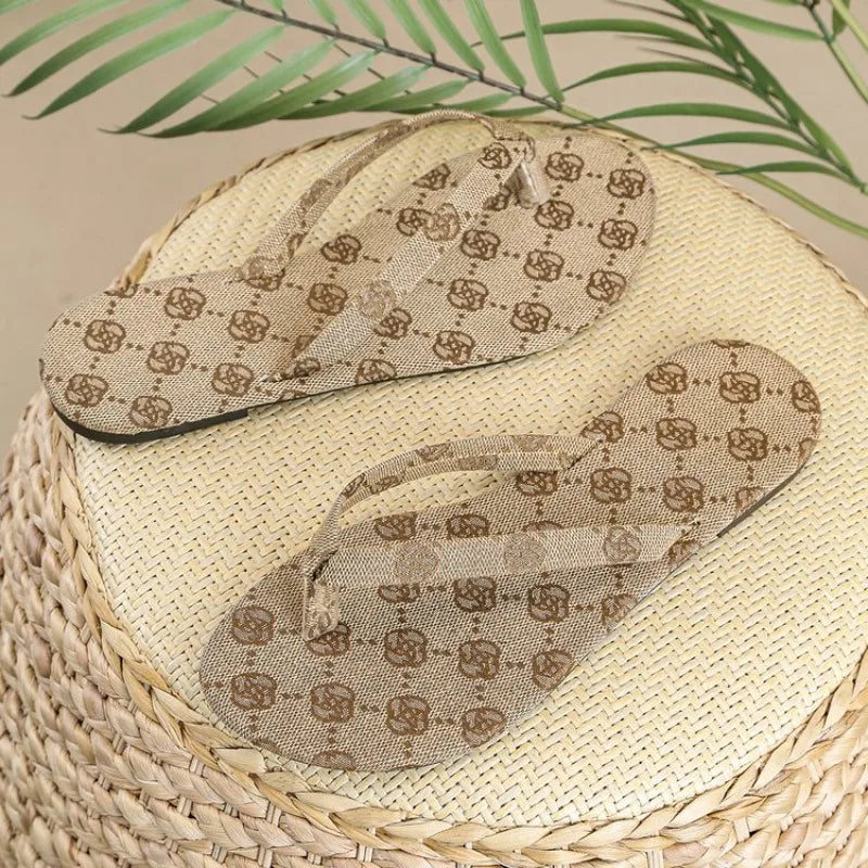 Women Denim Slippers Luxury Flat Lightweight Shoes Woman Flat Peep Toe Sandals Ladies Casual Beach Slippers Female Slides Women