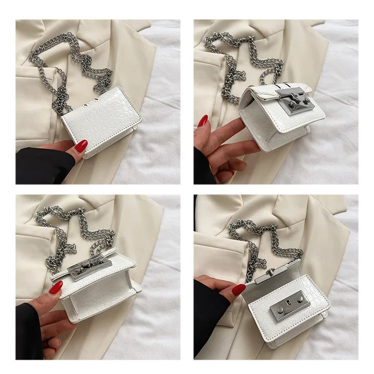 Chain Female Bag Mini Summer Crossbody Bags for Women Fashion Luxury Designer Handbag Women's 2025 Trend Woman Shoulder Purse