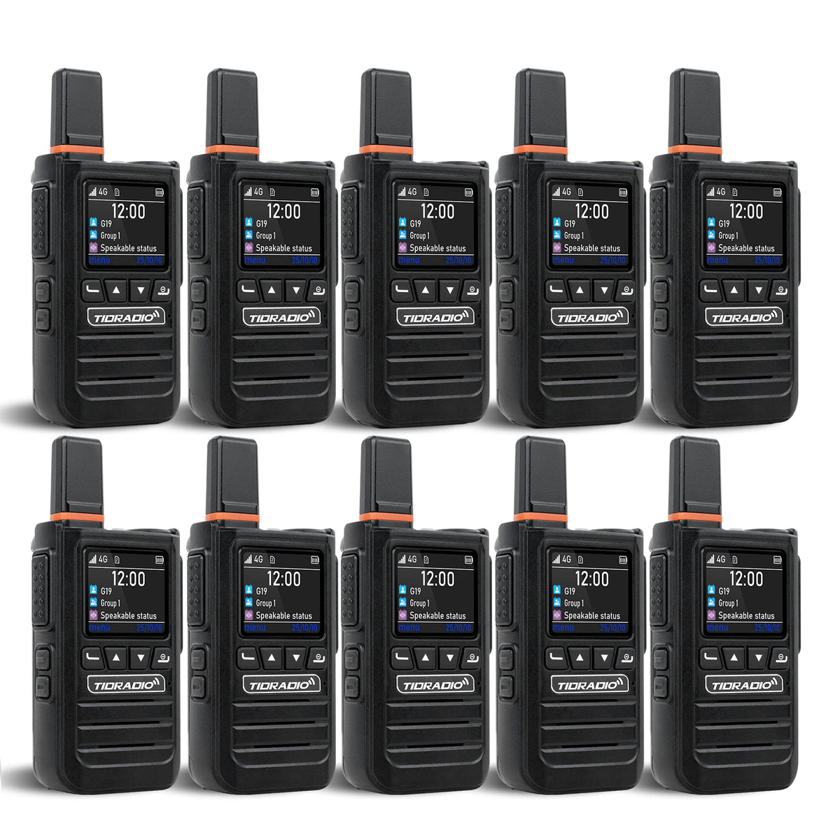 TIDRADIO TD-G19 Global POC Radio AI Noise Canceling Wireless Accessories 4G Walkie Talkie Long Range PTT Group Call Loud Audio