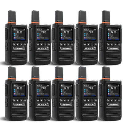 TIDRADIO TD-G19 Global POC Radio AI Noise Canceling Wireless Accessories 4G Walkie Talkie Long Range PTT Group Call Loud Audio