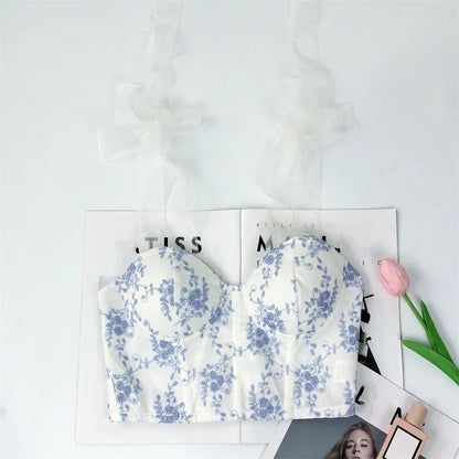 Sexy Summer Cropped Shirt Women Corset Camis Club Shaper Ladies Crop Tops Ropa Blusas Tank Top Woman Clothing Camiseta Mujer
