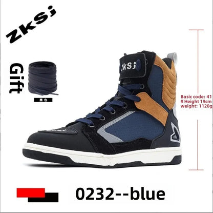 Hot Motorcycle Boots Motos Riders Protective Boots Waterproof Non-slip Motocross Mountain Racing Shoes Casual Shoes