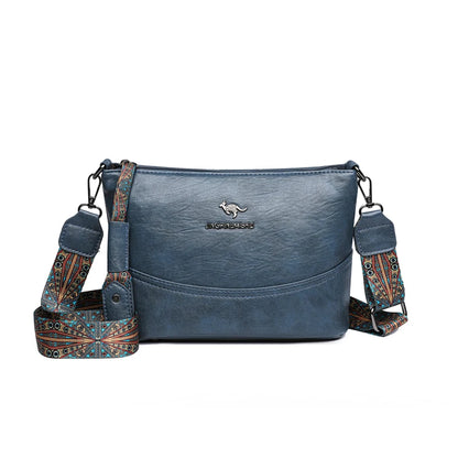 Solid Color Luxury Designer High Quality Leather Women's Handbag Purses Multifunctional Ladies Shoulder Messenger Bags Sac Femme
