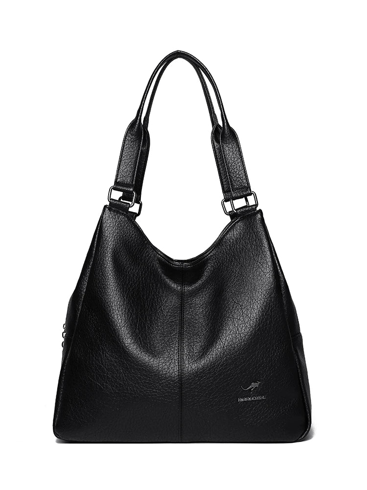 Three Layers Genuine Brand Tote Bag Luxury Handbags for Women Mom Shoulder Hand Bag Designer Top Quality Soft Leather Sac New