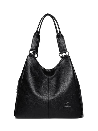 Three Layers Genuine Brand Tote Bag Luxury Handbags for Women Mom Shoulder Hand Bag Designer Top Quality Soft Leather Sac New
