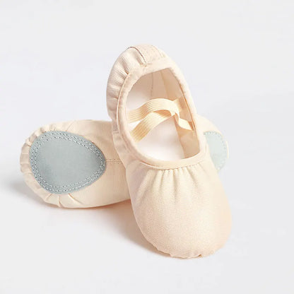 Girls Ballet Shoes for Woman Ballerina Shoes Ballet Flats Women Canvas Soft Sole Dance Slippers Children Practise Dance Shoes