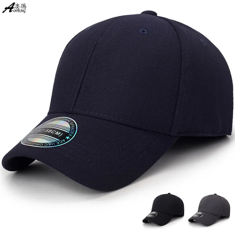 Back Closed Baseball Caps Full Closure Snapback Hats Hip Hop Hat for Men Women58-60cm Dad Hats Cap Kids Adults