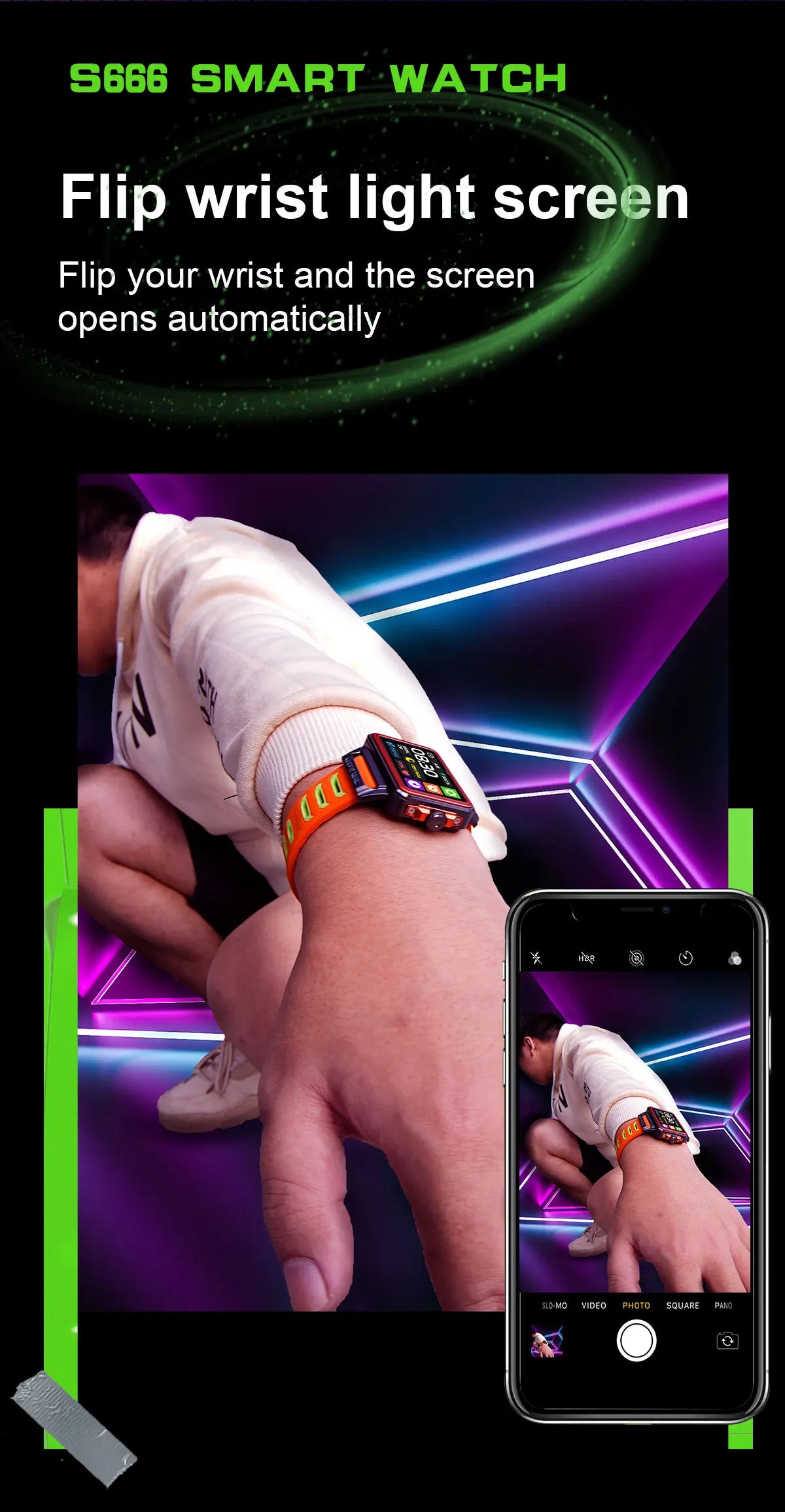 2026 Newest Smart Watch for Men Women S666 Heart Rate Monitor Waterproof Bracelet Sport Smartwatch for IOS Android Xiaomi Phone
