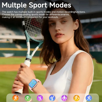 NEW Games Smart Watch 2026 Bluetooth Call Camera Control Sleep Monitoring Music Play Message Push Outdoor Sports Smartwatch Kids