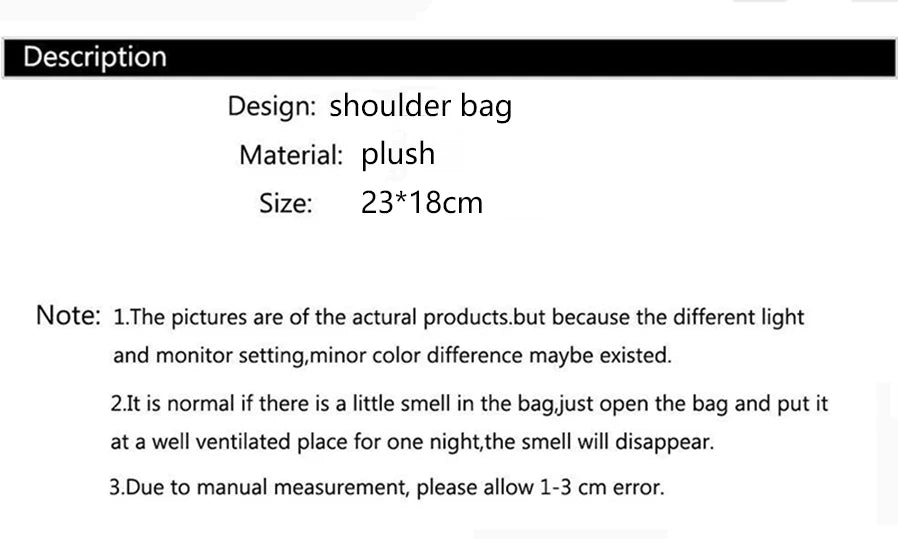 Women Hand Bags New Plush Love Heart Shaped New Fashionable Solid Color Soft Comfortable Purses and Handbags Bags for Ladies