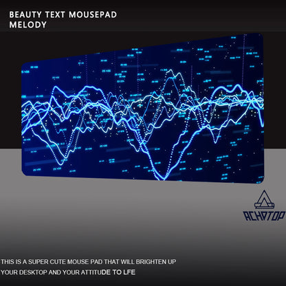 Stock Market Computer Pad Bitcoin Chart Pattern Mouse Pad Trader Computer Desk Pad Candlestick Pattern Pad Office Keyboard Pad