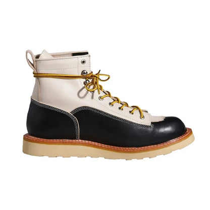 Brand New Fashion Winter Snow Boots Mens Women Color Matching Work Chelsea Handmade Locomotive Men's Shoes