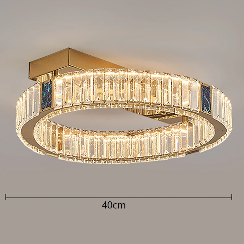 Home Decoration Pendant Lights, Luxury Crystal Living Room Chandelier, Bedroom Pendant Lamp, Ceiling Light, Indoor Lighting