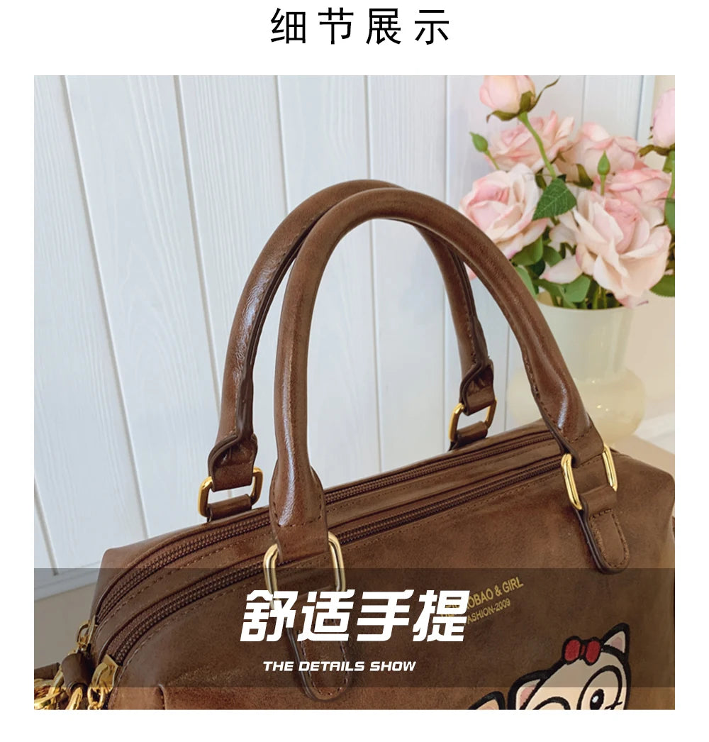 Fashion Luxury Brand Ladies Shoulder Bag Cartoon Bear Women's Crossbody Bag High Quality Tote Bag Waterproof Women's Hanbags