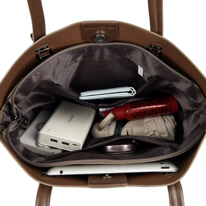 Large Capacity Shopping Bag for Daily Commuting Hand Bags Luxury Shoulder Bags High Quality Pu Leather Hnadbags Caual Tote Sac