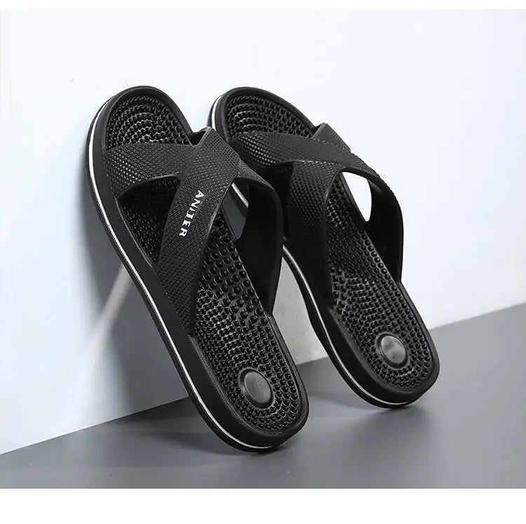 Slippers Men Summer Sandals Women Men Fashion Slippers Beach Sandals Slipper Anti-slip High Quality Casual Bedroom Shoes 39-48